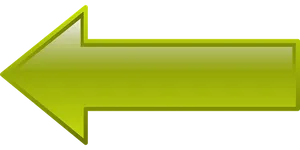 Green Left Arrow Graphic PNG image