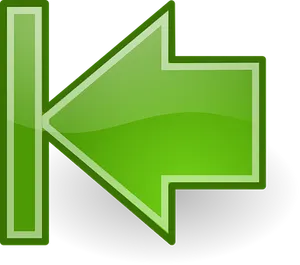 Green Left Arrow Icon