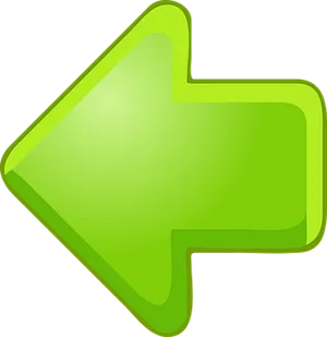 Green Left Arrow Icon