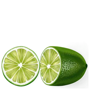 Green Lime Slice Png 06132024 PNG image