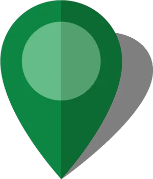 Green Location Pin Icon PNG