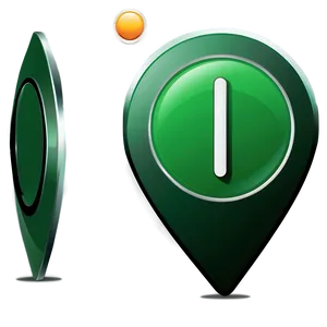 Green Location Pin PNG 05252024