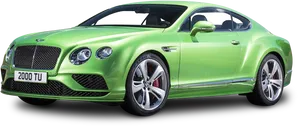 Green Luxury Coupe Car H D PNG image