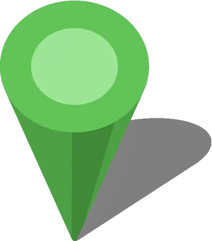 Green Map Pin Icon PNG image