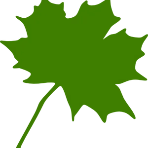 Green Maple Leaf Clipart PNG image
