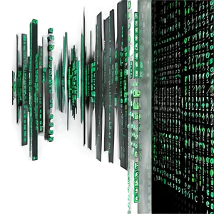 Green Matrix Code Wallpaper PNG Fwo