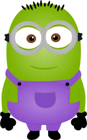 Green Minion Clipart PNG image