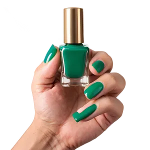 Green Nail Polish Bottle PNG Mxa71 PNG
