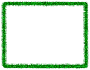 Green Neon Grass Frame