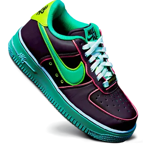 Green Nike Air Force 1 PNG Kdc