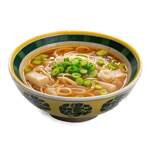 Green Onion Ramen Bowl PNG Rtr PNG