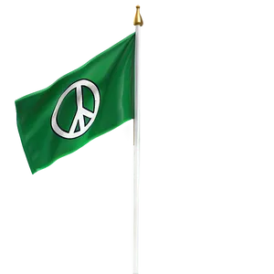 Green Peace Flag Png 06282024 PNG image