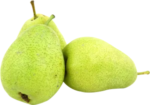 Green Pears Transparent Background PNG image