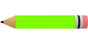 Green Pencil Black Background PNG image