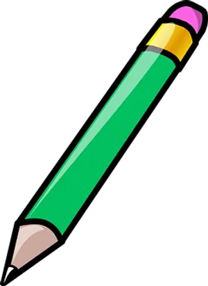 Green Pencil Clipart PNG image