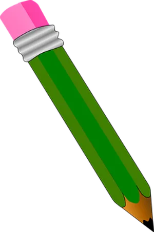 Green Pencil Clipart PNG image