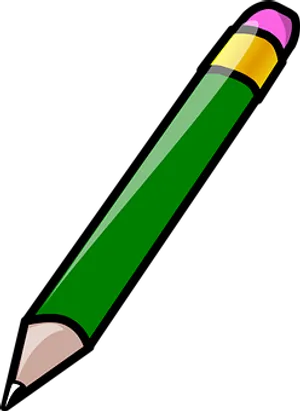 Green Pencil Graphic