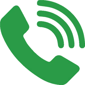 Green Phone Icon PNG image