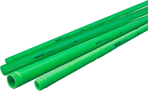 Green Plastic Pipes PNG