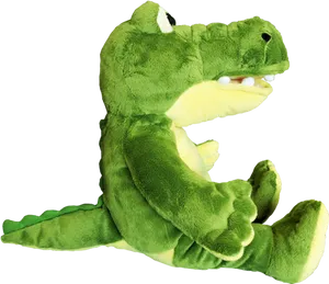 Green Plush Alligator Toy