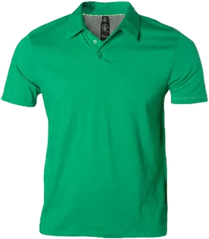 Green Polo Shirt Product Display PNG image