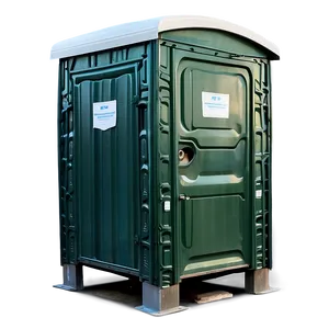 Green Portable Toilet For Parks PNG 06212024 PNG