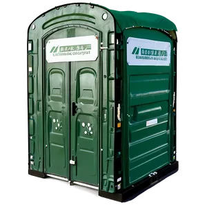 Green Portable Toilet For Parks PNG 06212024 PNG