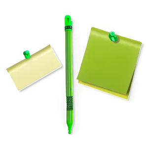 Green Post It Note Png Sea40 PNG image