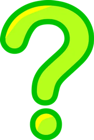 Green Question Mark