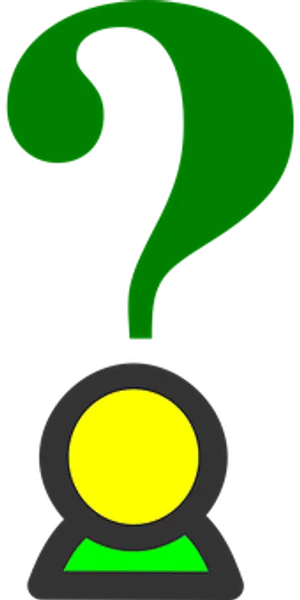 Green Question Mark Icon