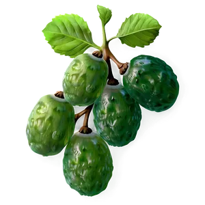 Green Raisins Realistic PNG 06262024