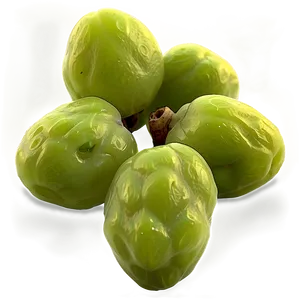 Green Raisins Realistic PNG 06262024