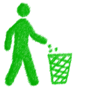 Green Recycle Sign Pictogram PNG image