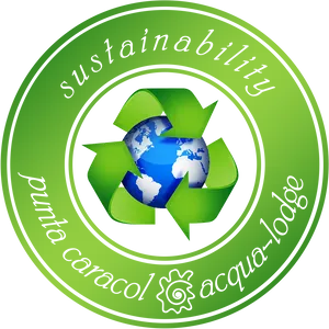 Green Recycle Symbol Global Sustainability PNG image