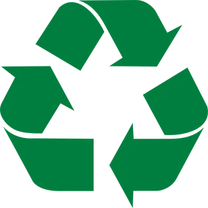 Green Recycle Symbol PNG image