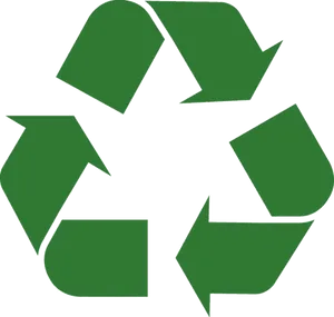 Green Recycle Symbol Transparent Background PNG image
