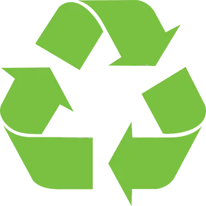 Green Recycle Symbol PNG image
