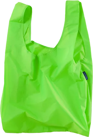 Green Reusable Shopping Bag PNG