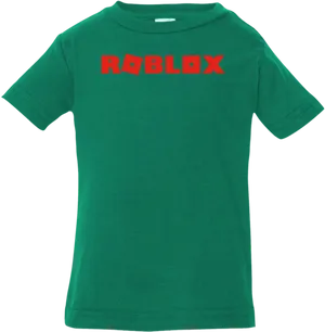 Green Roblox Logo T Shirt PNG image