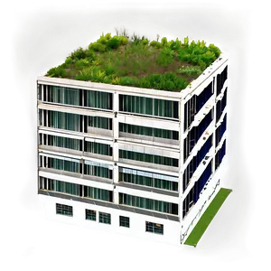 Green Roof Buildings PNG 34 PNG
