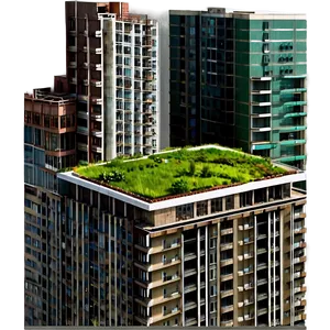 Green Roof Buildings Png 94 PNG image