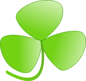 Green Shamrock Graphic PNG image