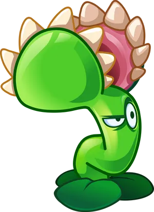 Green Shell Creature Cartoon PNG image