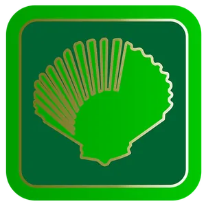 Green Shell Logo Icon PNG image