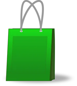 Green Shopping Bag Graphic