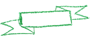 Green Sketch Banner Design PNG image