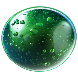 Green Slime Bubble PNG 22