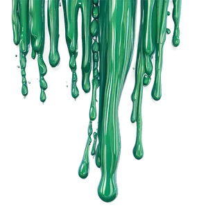 Green Slime Curtain PNG Tqo