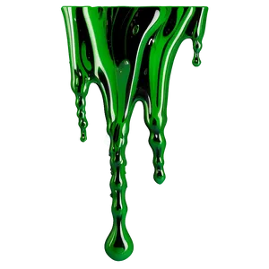 Green Slime Drip Png 6 PNG image