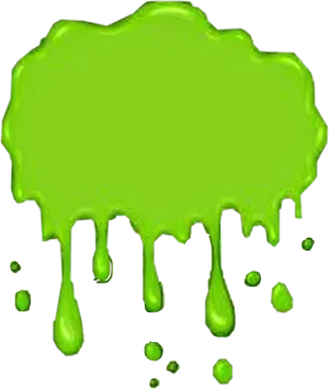 Green Slime Dripping Texture PNG image